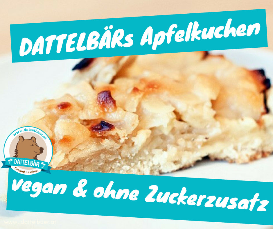 Apfelkuchen mit Dattelpaste