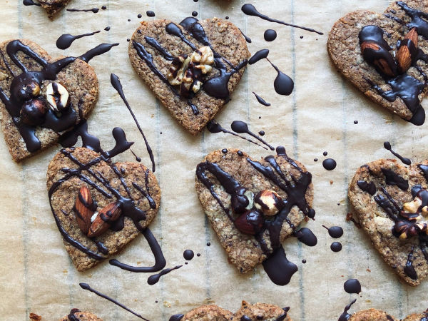 weihnachtliche Lebkuchen Kekse für gesunde Naschkatzen!