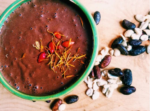 Kakao-Cashew-Dattel-Pudding VEGAN UND OHNE ZUCKER