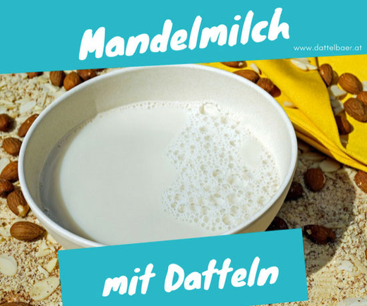 Mandelmilch - zuckerfrei und vegan